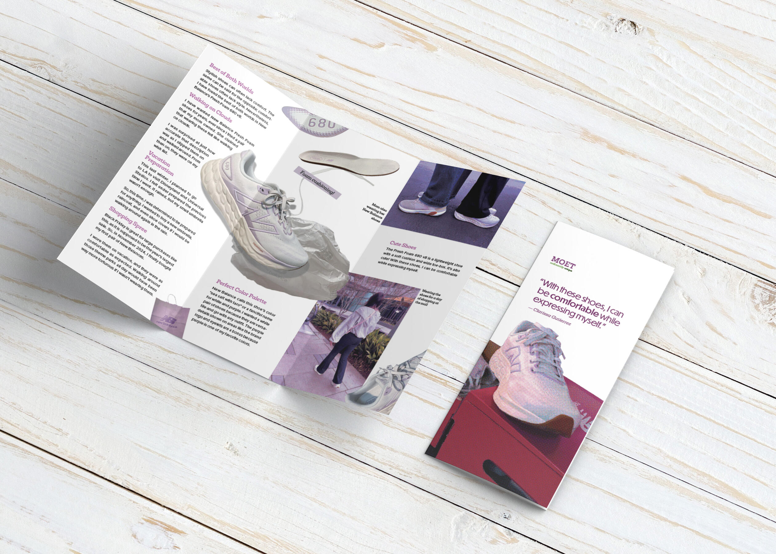 Museum of Ordinary Things Brochure Layout Design &amp; Photography Adobe Indesign, Photoshop April 2025